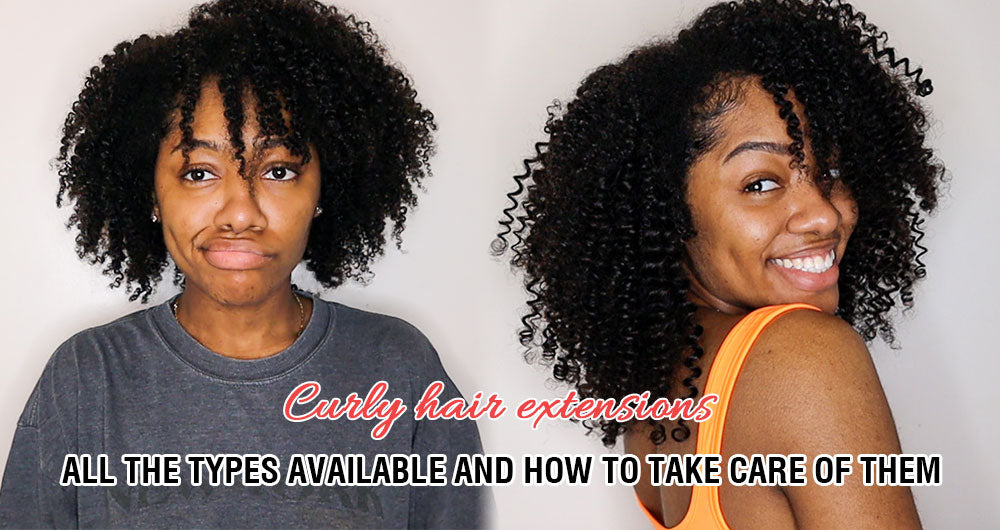 Curly Hair Extensions: All The Types Available and How to Take
