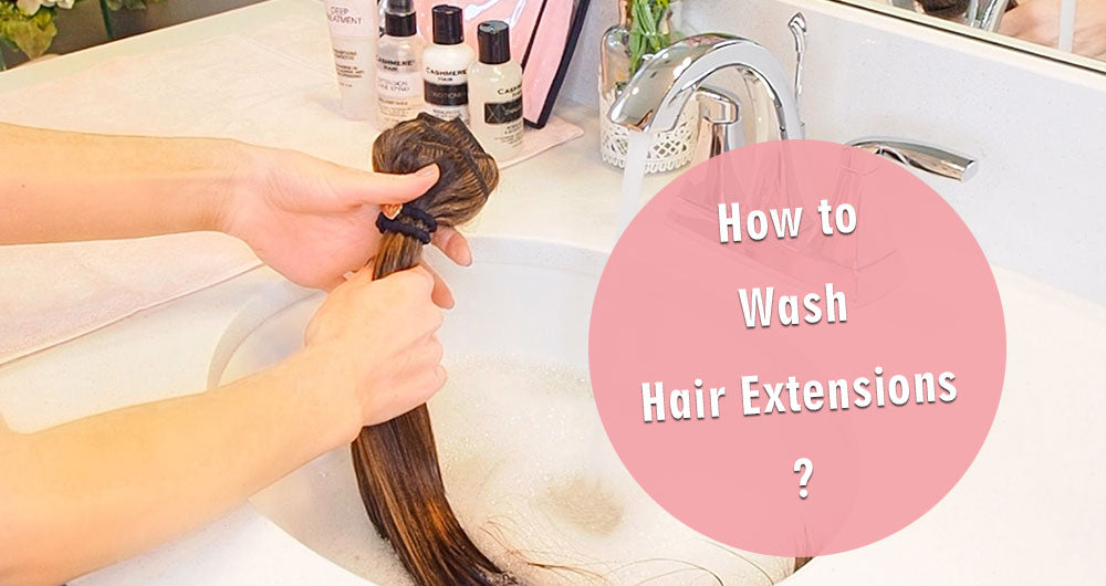 Can u wash clip in hair extensions shop