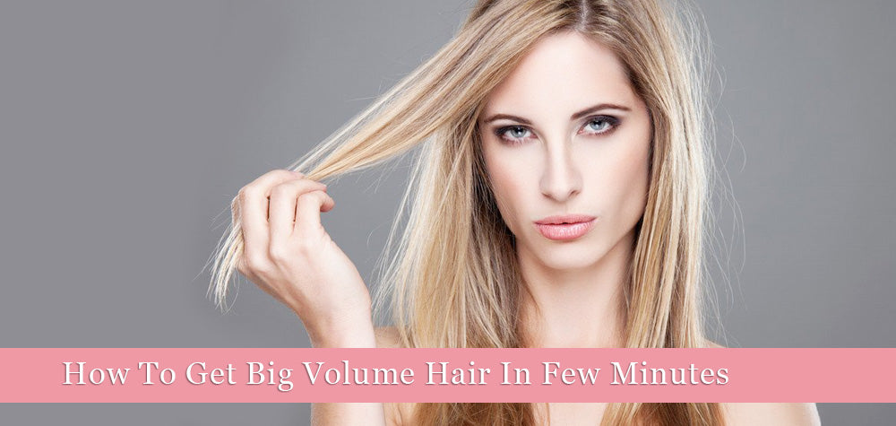 How To Get Big Volume Hair In Few Mins | AmazingBeautyHair