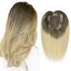 5 x 6" Mono Top Hair Topper Ombre Color T4/60#