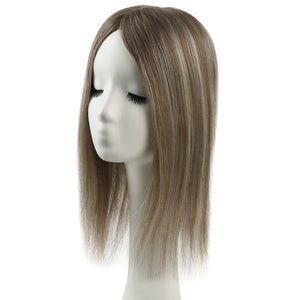 5 x 6" Mono Top Hair Topper Balayage Color B2/8#