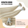 Keratin Bond Extensions Virgin Hair Highlights Color P18A/60A#