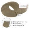 Virgin Tape in Hair Extensions 18A# Sandy Brown