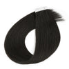 Virgin Tape in Hair Extensions 1B# Off Black