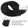 Virgin Tape in Hair Extensions 1# Jet Black