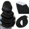 Virgin Tape in Hair Extensions 1# Jet Black