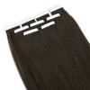 Virgin Tape in Hair Extensions 2A# Dark Chocolate Brown