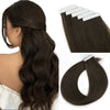 Virgin Tape in Hair Extensions 2A# Dark Chocolate Brown