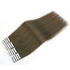 Virgin Tape in Hair Extensions 3# Medium Ash Brown