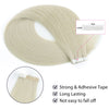 Virgin Tape in Hair Extensions 60# Light Blonde