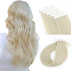 Virgin Tape in Hair Extensions 60# Light Blonde