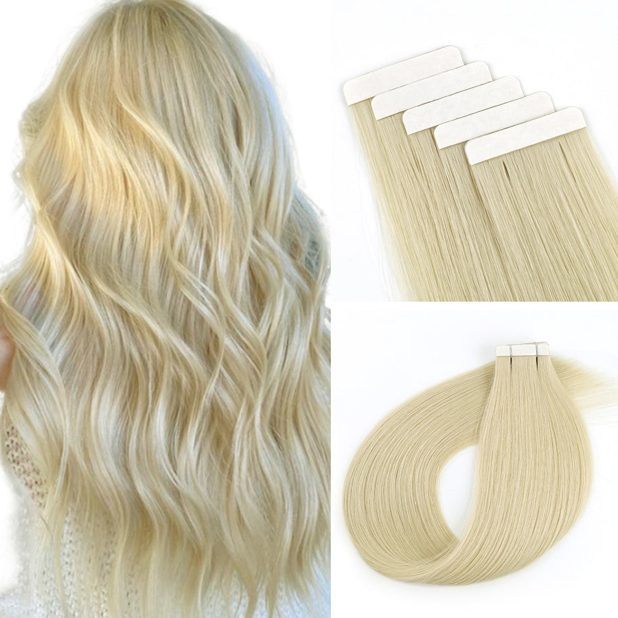 Virgin Tape in Hair Extensions 613# Beach Blonde