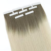 Virgin Tape in Hair Extensions Ombre Color T16A/60A#