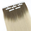 Virgin Tape in Hair Extensions Ombre Color T9/60#