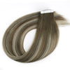 Virgin Tape in Hair Extensions Rooted Highlights R3-P3/60#