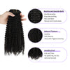 Afro Kinky Curly Clip-In Extensions Virgin Human Hair