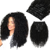 Jerry Curly Clip-In Extensions Virgin Human Hair