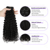 Jerry Curly Clip-In Extensions Virgin Human Hair