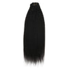 Kinky Straight Clip-In Extensions Virgin Human Hair