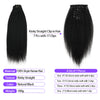 Kinky Straight Clip-In Extensions Virgin Human Hair