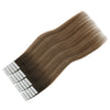 Virgin Tape in Hair Extensions Rooted Highlight R2-P4/27#