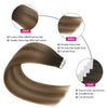 Virgin Tape in Hair Extensions Rooted Highlight R2-P4/27#