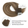 Virgin Tape in Hair Extensions Rooted Highlight R2-P4/27#