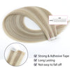 Virgin Tape in Hair Extensions Highlights P18A/60A#