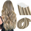 Virgin Tape in Hair Extensions Highlights P6/24#