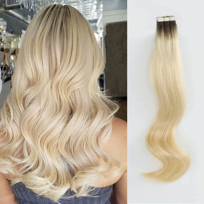 Tape In Hair Extension Rooted R#2/#60 | AmazingBeautyHair