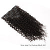 Clip in Hair Extension Jerry Curl 10 Inch